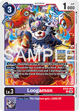 Loogamon (BT20-064) - Championship 2025 Promos (Alternative Art) [CP25-BT20-064]