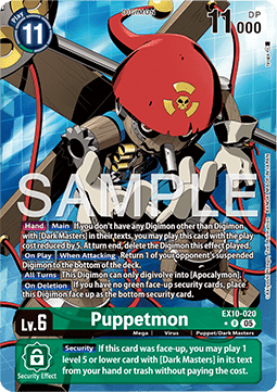 Puppetmon (EX10-020) (V.2) - Sinister Order (Alternative Art) [EX-10-020]