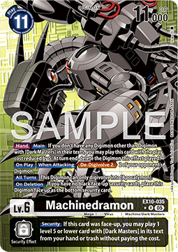 Machinedramon (EX10-035) (V.2) - Sinister Order (Alternative Art) [EX-10-035]