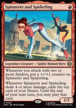 Spinneret and Spiderling - Marvel's Spider-Man (Rare) [SPM-94]