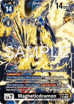 Magneticdramon (EX10-036) (V.2) - Sinister Order (Alternative Art) [EX-10-036]