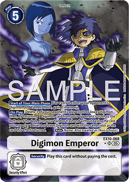 Digimon Emperor (EX10-068) (V.2) - Sinister Order (Alternative Art) [EX-10-068]