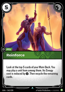 Reinforce - Origins (Uncommon) [OGN-062]