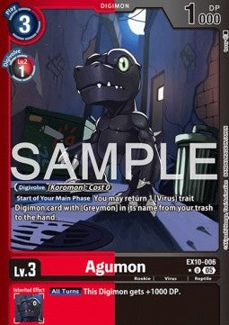 Agumon (EX10-006) (V.2) - Sinister Order (Alternative Art) [EX-10-006]