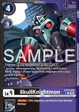 SkullKnightmon (EX10-026) (V.2) - Sinister Order (Alternative Art) [EX-10-026]