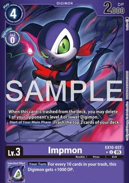 Impmon (EX10-037) (V.2) - Sinister Order (Alternative Art) [EX-10-037]