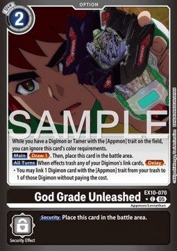 God Grade Unleashed (EX10-070) (V.2) - Sinister Order (Alternative Art) [EX-10-070]