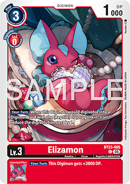 Elizamon (BT23-005) - Hackers' Slumber (Common) [BT-23-005]