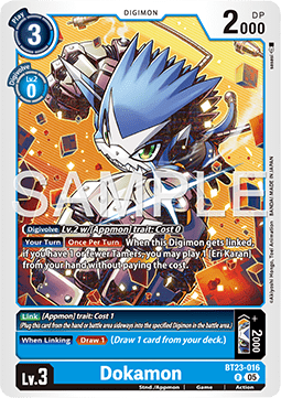 Dokamon (BT23-016) - Hackers' Slumber (Rare) [BT-23-016]
