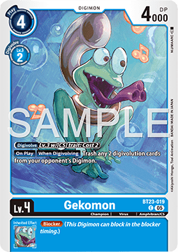 Gekomon (BT23-019) - Hackers' Slumber (Common) [BT-23-019]