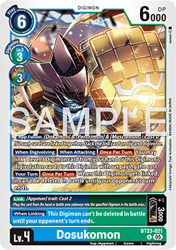 Dosukomon (BT23-021) - Hackers' Slumber (Uncommon) [BT-23-021]