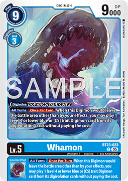 Whamon (BT23-023) - Hackers' Slumber (Common) [BT-23-023]