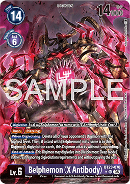 Belphemon (X Antibody) (BT23-070) (V.2) - Hackers' Slumber (Alternative Art) [BT-23-070]