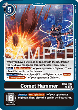 Comet Hammer (BT23-096) - Hackers' Slumber (Common) [BT-23-096]