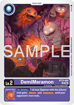 DemiMeramon (BT23-004) - Hackers' Slumber (Common) [BT-23-004]