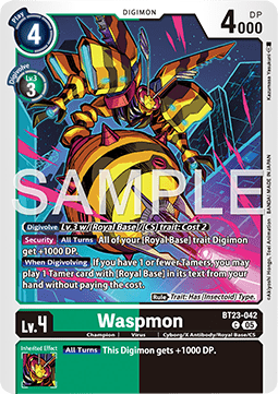 Waspmon (BT23-042) - Hackers' Slumber (Common) [BT-23-042]