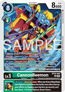 CannonBeemon (BT23-043) - Hackers' Slumber (Common) [BT-23-043]