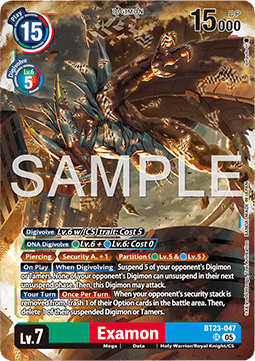 Examon (BT23-047) (V.1) - Hackers' Slumber (Super Rare) [BT-23-047]