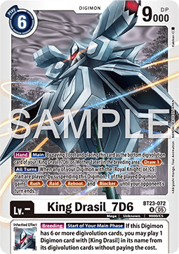 King Drasil_7D6 (BT23-072) - Hackers' Slumber (Rare) [BT-23-072]