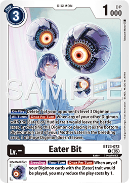 Eater Bit (BT23-073) - Hackers' Slumber (Common) [BT-23-073]