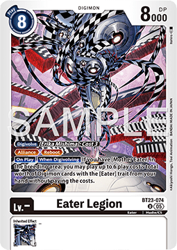 Eater Legion (BT23-074) - Hackers' Slumber (Uncommon) [BT-23-074]