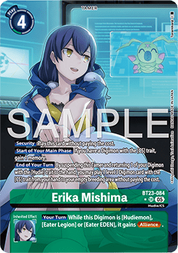 Erika Mishima (BT23-084) (V.2) - Hackers' Slumber (Alternative Art) [BT-23-084]
