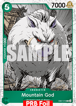 Mountain God (EB01-018) (V.2) - The Best Vol.2 (Common) [PRB02-EB01-018]