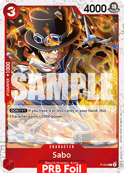 Sabo (P-044) (V.2) - The Best Vol.2 (Promo) [PRB02-P-044]