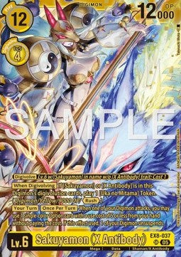 Sakuyamon (X Antibody) (EX8-037) - Advanced Deck: Amethyst Mandala (Alternative Art) [ST-22-EX8-037]