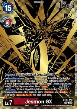 Jesmon GX (BT10-112) - Premium Bandai Products (Alternative Art) [PB-XX-BT10-112]