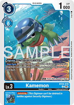 Kamemon (BT24-019) - Time Stranger (Common) [BT-24-019]