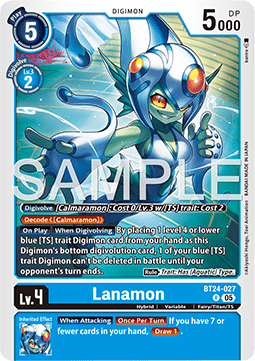 Lanamon (BT24-027) - Time Stranger (Rare) [BT-24-027]