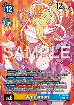 Venusmon (BT24-040) (V.2) - Time Stranger (Alternative Art) [BT-24-040]