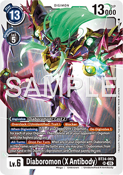 Diaboromon (X Antibody) (BT24-065) (V.1) - Time Stranger (Super Rare) [BT-24-065]