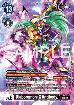 Diaboromon (X Antibody) (BT24-065) (V.2) - Time Stranger (Alternative Art) [BT-24-065]
