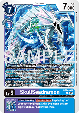 SkullSeadramon (BT24-074) - Time Stranger (Rare) [BT-24-074]