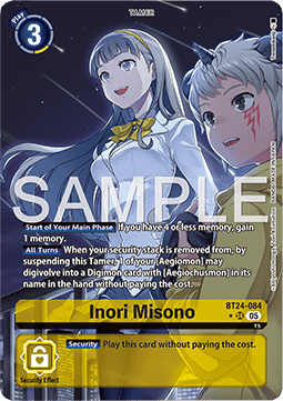 Inori Misono (BT24-084) (V.2) - Time Stranger (Alternative Art) [BT-24-084]