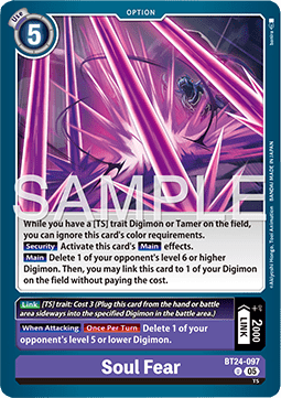 Soul Fear (BT24-097) - Time Stranger (Uncommon) [BT-24-097]