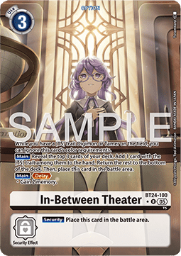 In-Between Theater (BT24-100) (V.2) - Time Stranger (Alternative Art) [BT-24-100]