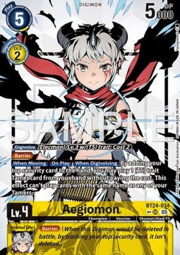Aegiomon (BT24-034) (V.3) - Time Stranger (Special) [BT-24-034]