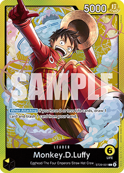 Monkey.D.Luffy (ST29-001) (V.1) - Starter Deck: Egghead (Leader) [ST29-001]