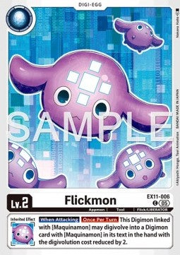 Flickmon (EX11-006) (V.1) - Dawn of Liberator (Common) [EX-11-006]