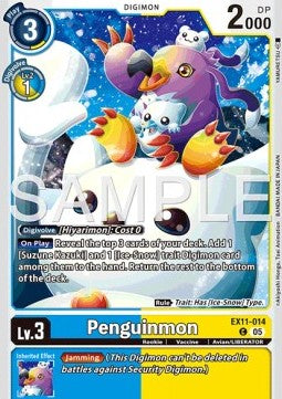 Penguinmon (EX11-014) (V.1) - Dawn of Liberator (Common) [EX-11-014]