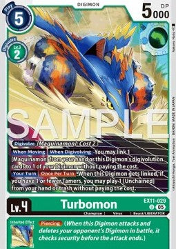 Turbomon (EX11-029) (V.1) - Dawn of Liberator (Uncommon) [EX-11-029]