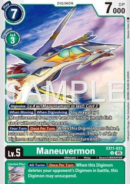 Maneuvermon (EX11-033) (V.1) - Dawn of Liberator (Uncommon) [EX-11-033]