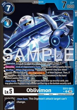 Oblivimon (EX11-041) (V.2) - Dawn of Liberator (Alternative Art) [EX-11-041]
