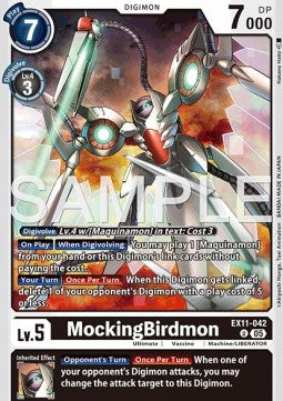 MockingBirdmon (EX11-042) (V.1) - Dawn of Liberator (Uncommon) [EX-11-042]