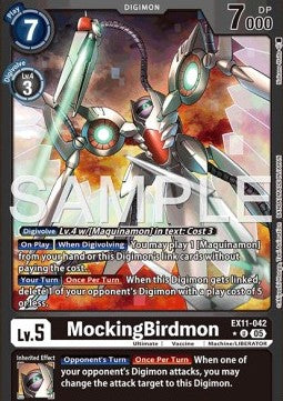 MockingBirdmon (EX11-042) (V.2) - Dawn of Liberator (Alternative Art) [EX-11-042]
