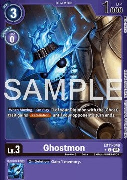 Ghostmon (EX11-048) (V.2) - Dawn of Liberator (Alternative Art) [EX-11-048]