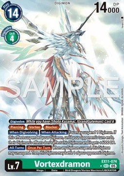 Vortexdramon (EX11-074) (V.2) - Dawn of Liberator (Alternative Art) [EX-11-074]